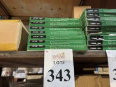 BOXES OF MERCER ABRASIVE ALUMINUM OXIDE PAPER