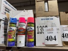 ASSORTED AEROSOL MARKING PAINT CANS