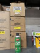 BOXES OF CRC INDUSTRIAL CHAIN AND WIRE ROPE LUBE