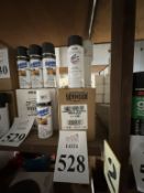 BOX OF SEYMOUR FLAT BLACK AEROSOLS (6) PCS