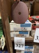 BOXES OF UNITED ABRASIVE BLUE LINE RESIN FIBER