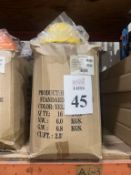 BOX OF PYRAMEX HARD HATS