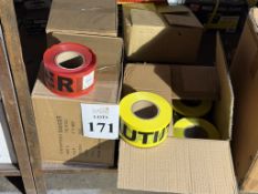 BOXES OF ASSORTED ROLLS OF TAPE