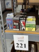 LOT CONSISTING OF ASSORTED HOLE SAWS AND JIG SAW