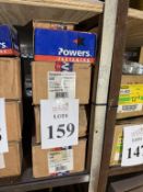 BOXES OF POWERS FASTENERS WHITE TAPPER PERMA SEAL