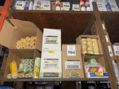 LARGE LOT OF ASSORTED SIZE PAINT ROLLER COVERS