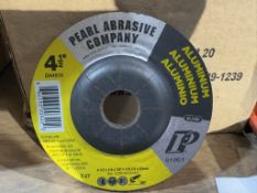 BOXES OF PEARL ABRASIVE ALUMINUM GRINDING WHEELS
