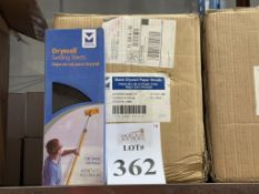 BOXES MERCER ABRASIVES DRYWALL SANDING SHEETS