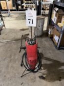 CORE DRILL ON STAND (TESTED, POWERS ON)