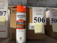 RUST-OLEUM CONSTRUCTION MARKING PAINT AEROSOLS