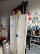 PLASTIC STORAGE UNIT WITH CONTENTS