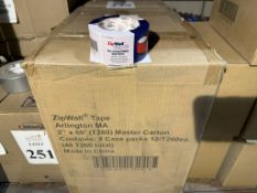 ROLLS OF ZIPWALL TAPE FOR REMOVABLE BARRIERS