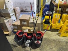 LOT CONSISTING OF (3) O-CEDAR SPINNING MOP BUCKETS