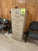 4-DRAWER METAL FILE CABINET