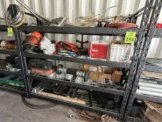 HEAVY DUTY SHELVING UNIT WITH CONTENTS