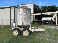 BLAST POT MOUNTED ON TRAILER