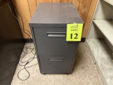 2-DRAWER METAL FILE CABINET