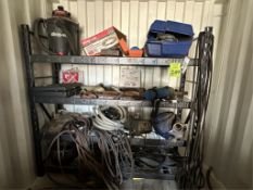 HEAVY DUTY SHELVING UNIT WITH CONTENTS