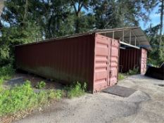 40' SHIPPING CONTAINER SHELTER WITH (2) 40'