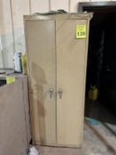 2-DOOR METAL STORAGE CABINET
