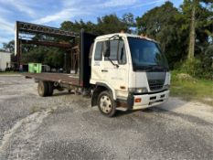 2009 NISSAN UD2000 TILT CAB FLATBED TRUCK