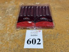 GINSU CHIKARA 4 PC STEAK KNIVES JAPANESE SETS