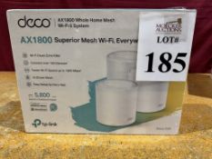 DECO AX1800 WHOLE HOME MESH WI-FI 6 SYSTEM