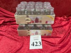CASES OF KERR 16 OZ MASON JARS (12 JARS PER CASE)