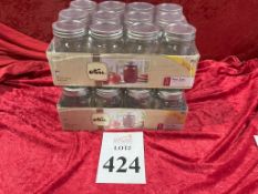 CASES OF KERR 16 OZ MASON JARS (12 JARS PER CASE)