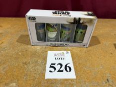 STAR WARS THE MANDALORIAN GLASSWARE SET