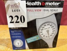 HEALTH-O-METER FULL VIEW DIAL SCALE