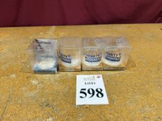 LOT CONSISTING OF (3) THE OFFICE TEAR DROP GLASS