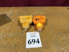 LOT CONSISTING OF (2) DROPS BY PAR GUND PLUSH