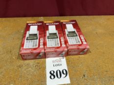 SHARP EL-1611V ELECTRONIC PRINTING CALCULATORS