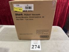 SHARK ROBOT VACUUM MODEL RV2810AECA 30