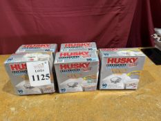 HUSKY DRAWSTRING KITCHEN BAGS 13 GALLON, 90 BAGS