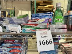 LOT CONSISTING OF (19) ASSORTED TOOTHPASTE AND GEL