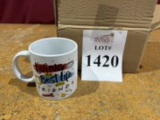 LOT CONSISTING OF (4) FRIENDS TV SERIES 20 OZ MUG
