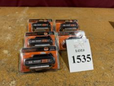 BLACK & DECKER 1.5 AH LITHIUM ION BATTERIES, NEW