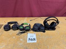 LOT CONSISTING OF (4) ASSORTED HEADSETS