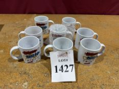 LOT CONSISTING OF (8) FRIENDS TV SERIES 20 OZ MUG