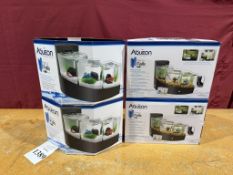 AQUEON BETTA FALLS BLACK KITS, NEW