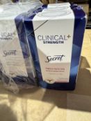 LOT CONSISTING OF (12) SECRET CLINICAL PROTECTION