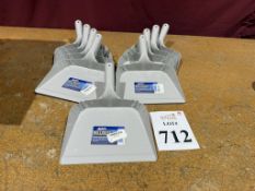LOT CONSISTING OF (9) QUICKIE BULLDOZER DUST PAN