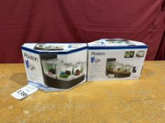 AQUEON BETTA FALLS BLACK KITS, NEW