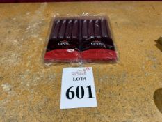 GINSU CHIKARA 4 PC STEAK KNIVES JAPANESE SETS