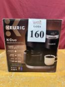 KEURIG K DUO SINGLE SERVE AND CARAFE COFFEE MAKER