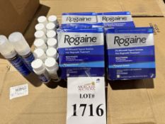 LOT CONSISTING (18) MEN'S ROGAINE PRODUCTS