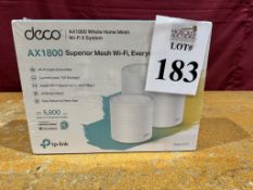 DECO AX1800 WHOLE HOME MESH WI-FI 6 SYSTEM