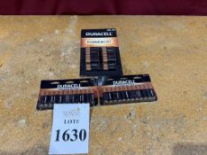 DURACELL AA 24-PACK BATTERIES, NEW